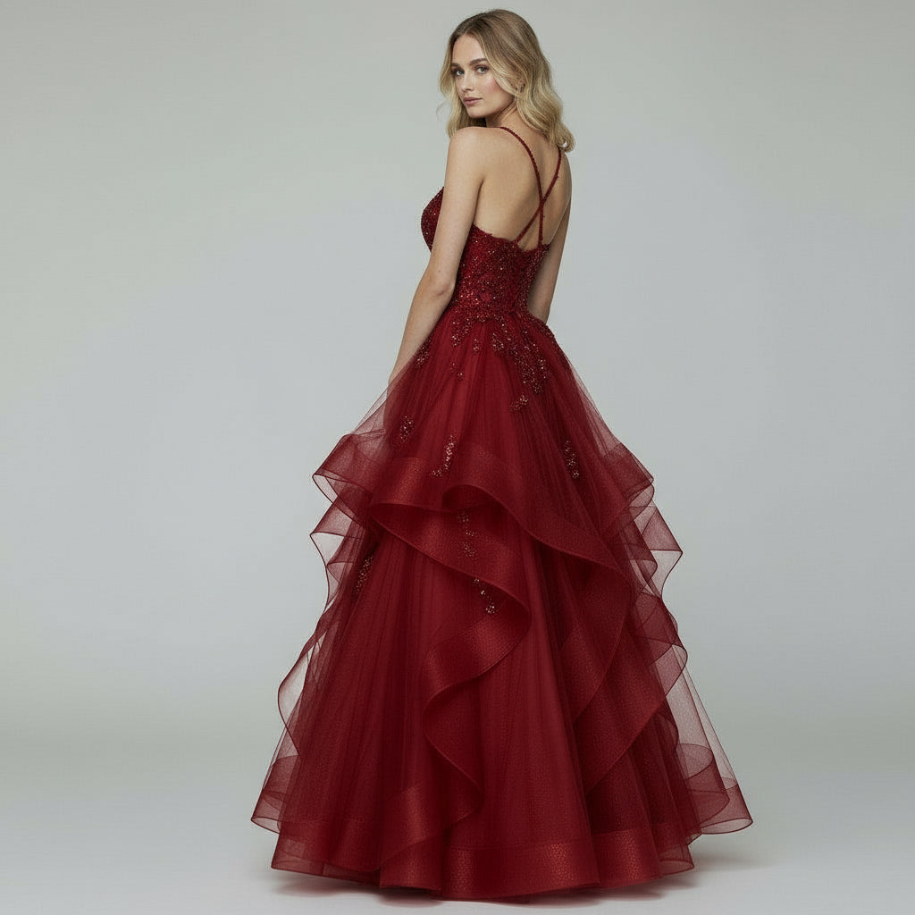 Alyce red dress, sizes 16 & 18, NEW WITH TAGS!