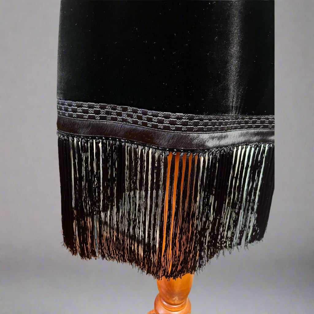 Elie Tahari black velvet fringe dress, sizes 4 & 6, NEW WITH TAGS!