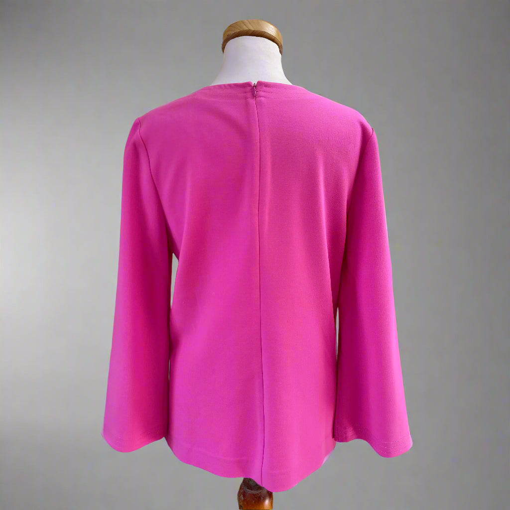 Trina Turk hot pink blouse, size 6, NEW WITH TAGS!
