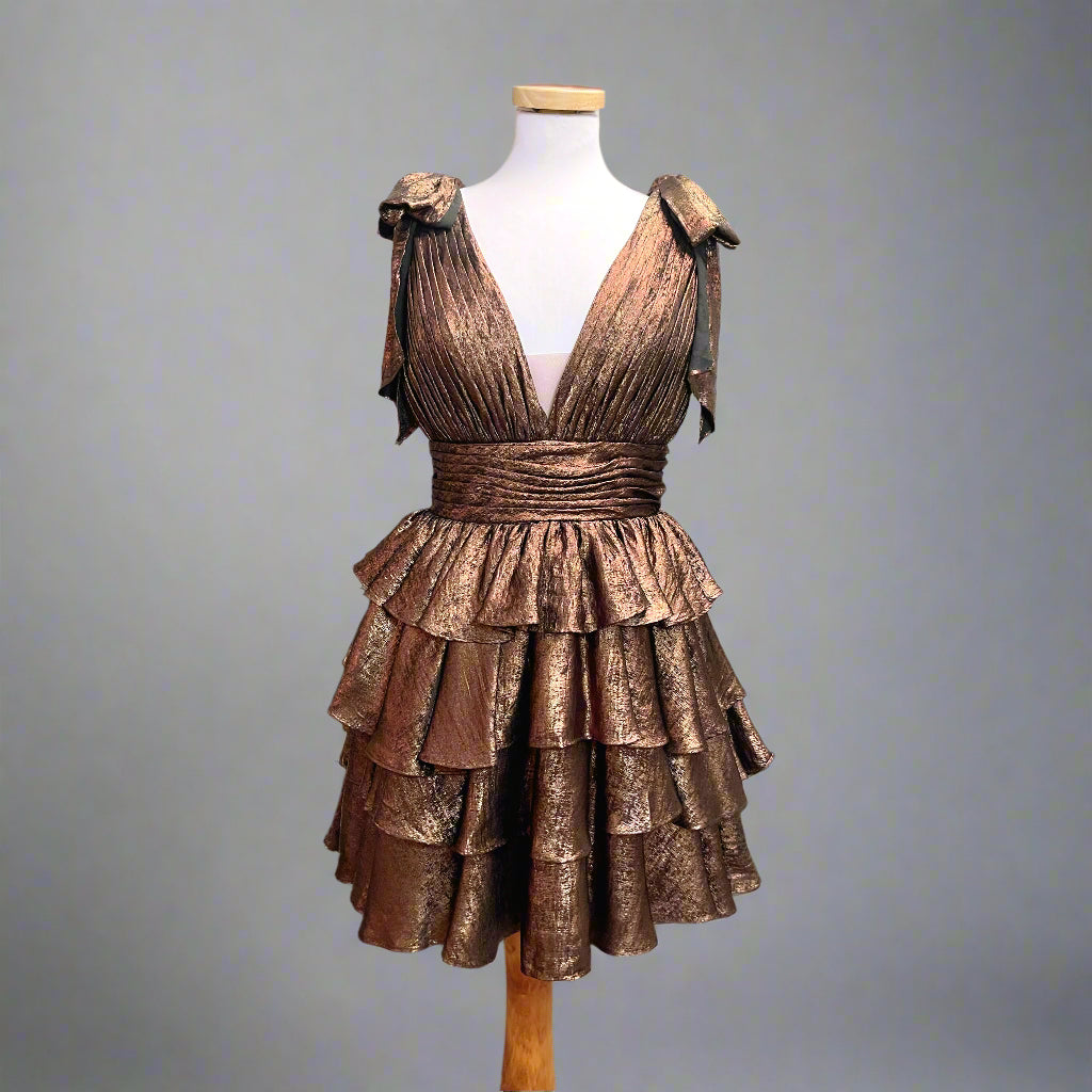 Ed Young bronze dress, size L