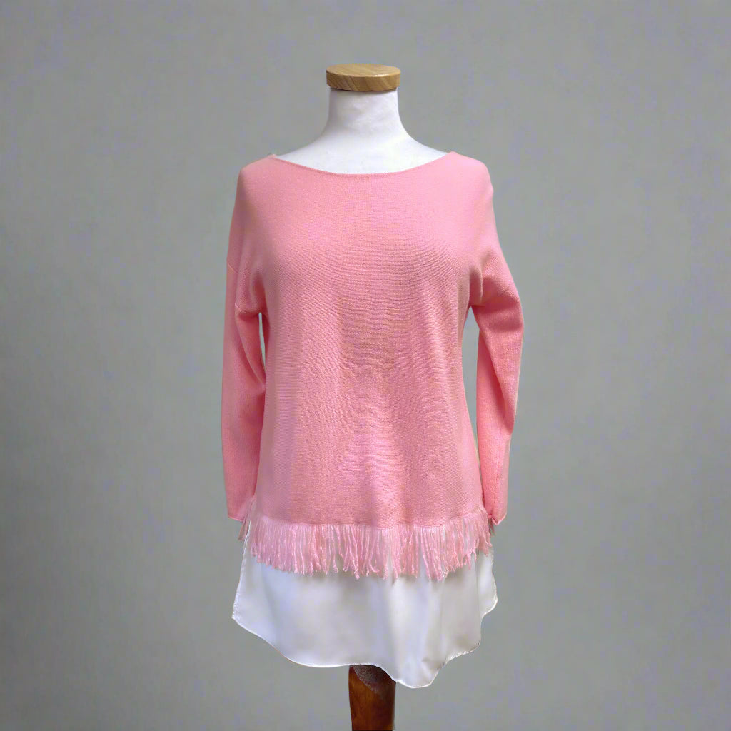 Tyler Boe pink cashmere sweater, size S, NEW WITH TAGS!