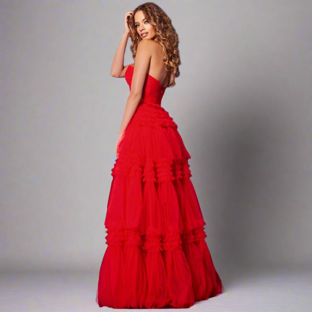 Jovani red dress, size 8, NEW WITH TAGS!