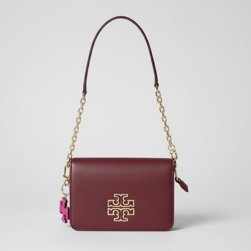 Tory Burch burgundy Britten crossbody bag, BRAND NEW!
