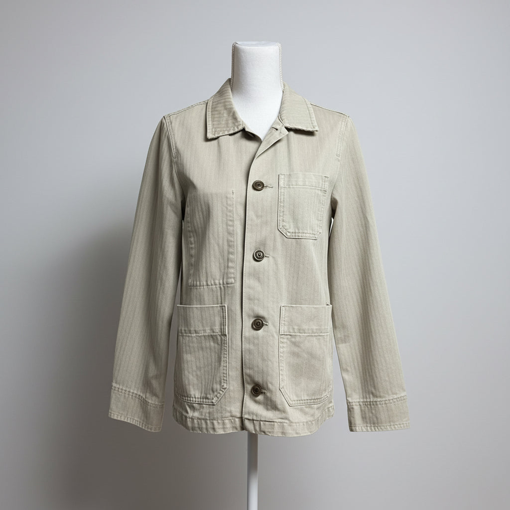 Alex Mill khaki Britt work jacket, size XS