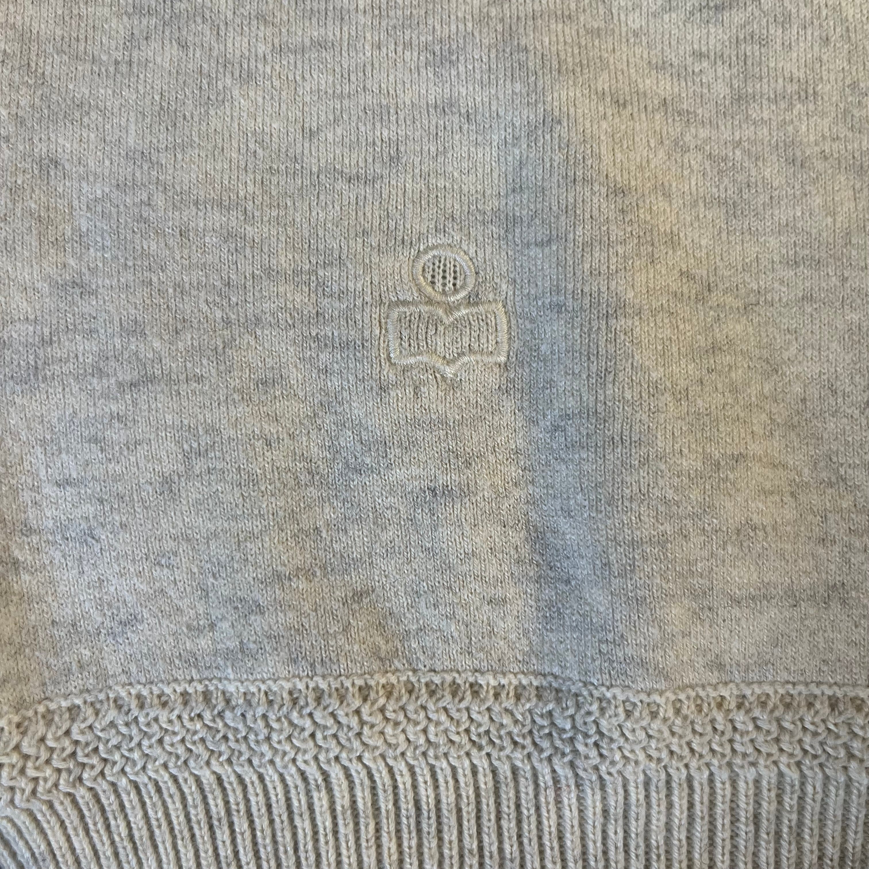 Isabel Marant Etoile cream Lucia Puffer sweater, size XS