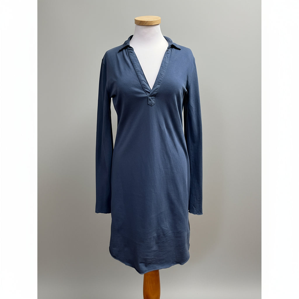 Frank & Eileen dark blue Nicole henley dress, size XS