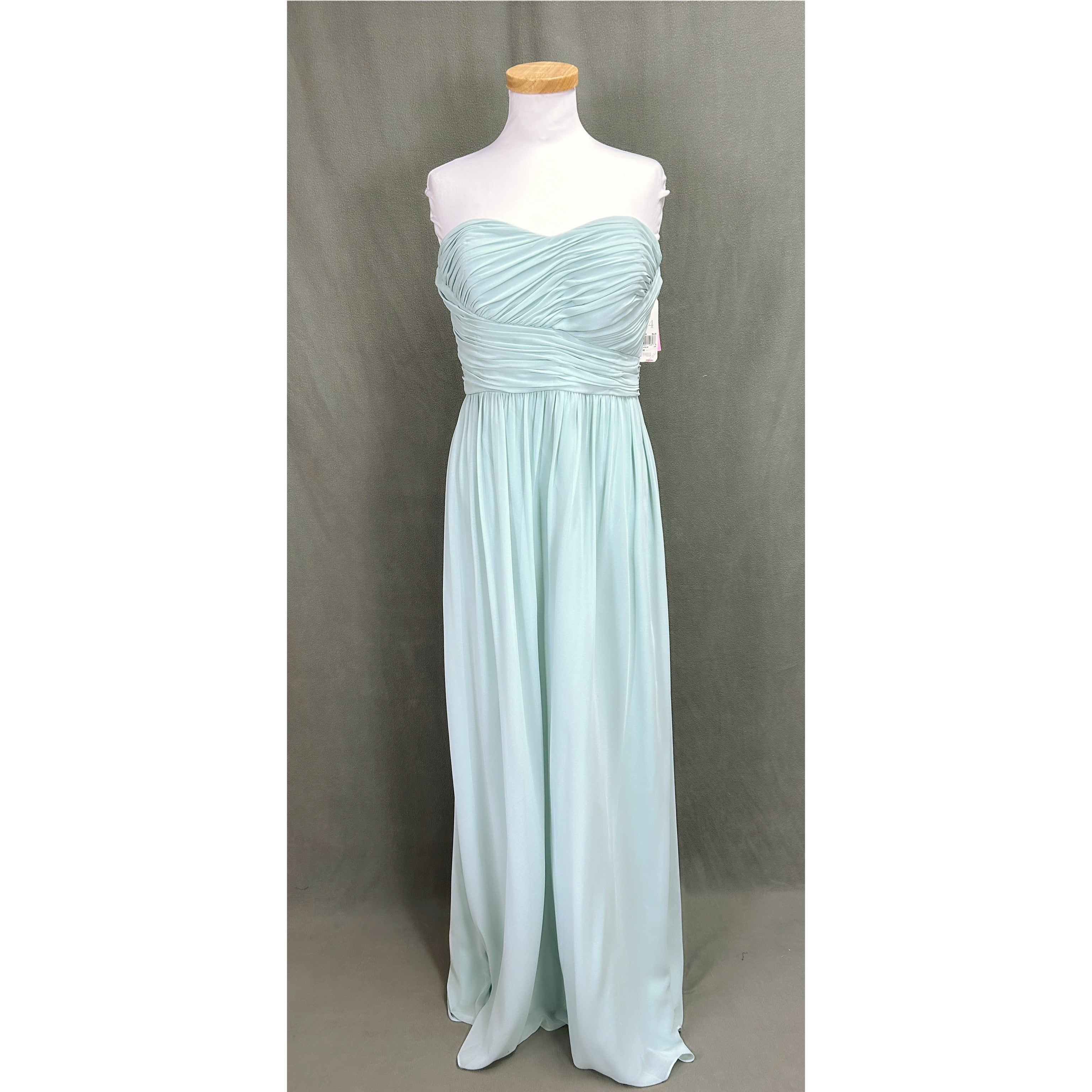 Donna Morgan bella blue dress, size 8, NEW WITH TAGS!