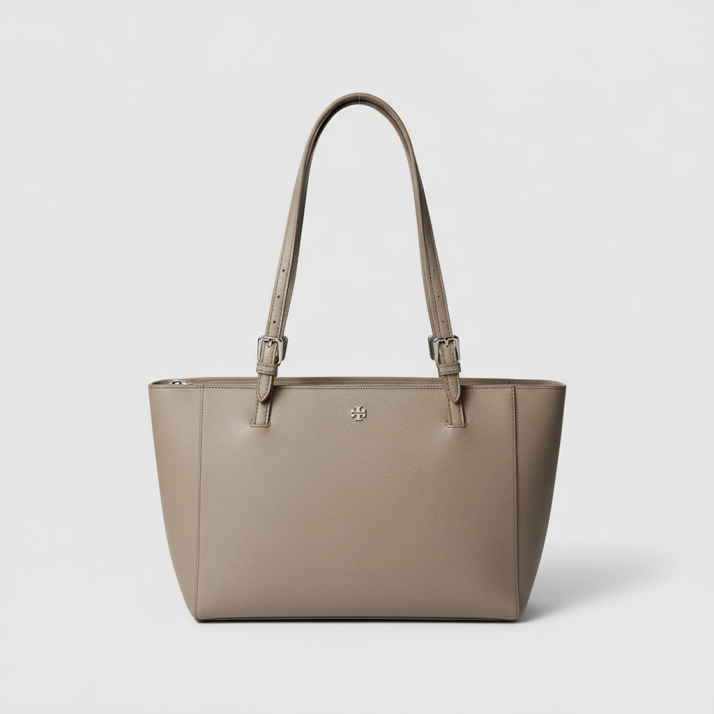 Tory Burch taupe Brody tote