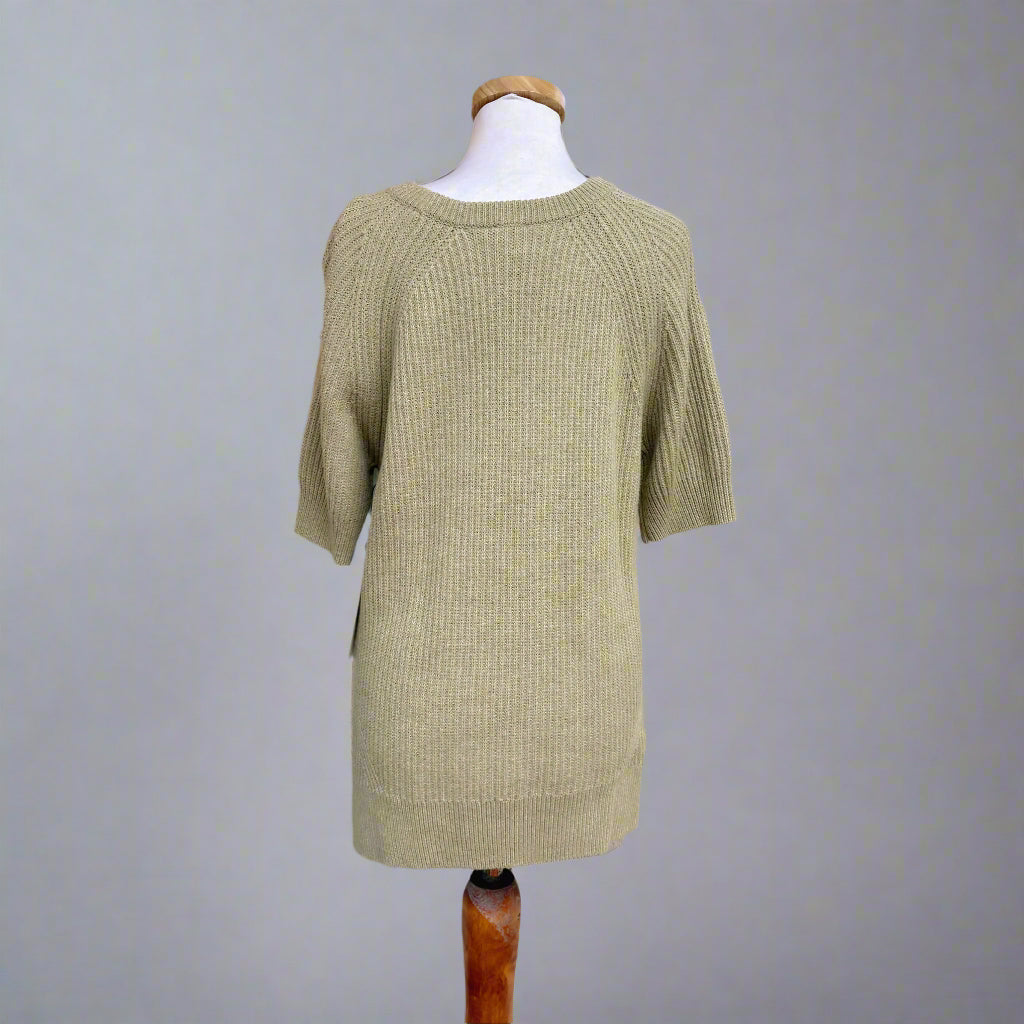 Cabi olive Prime Pullover sweater, size M, NEW WITH TAGS!