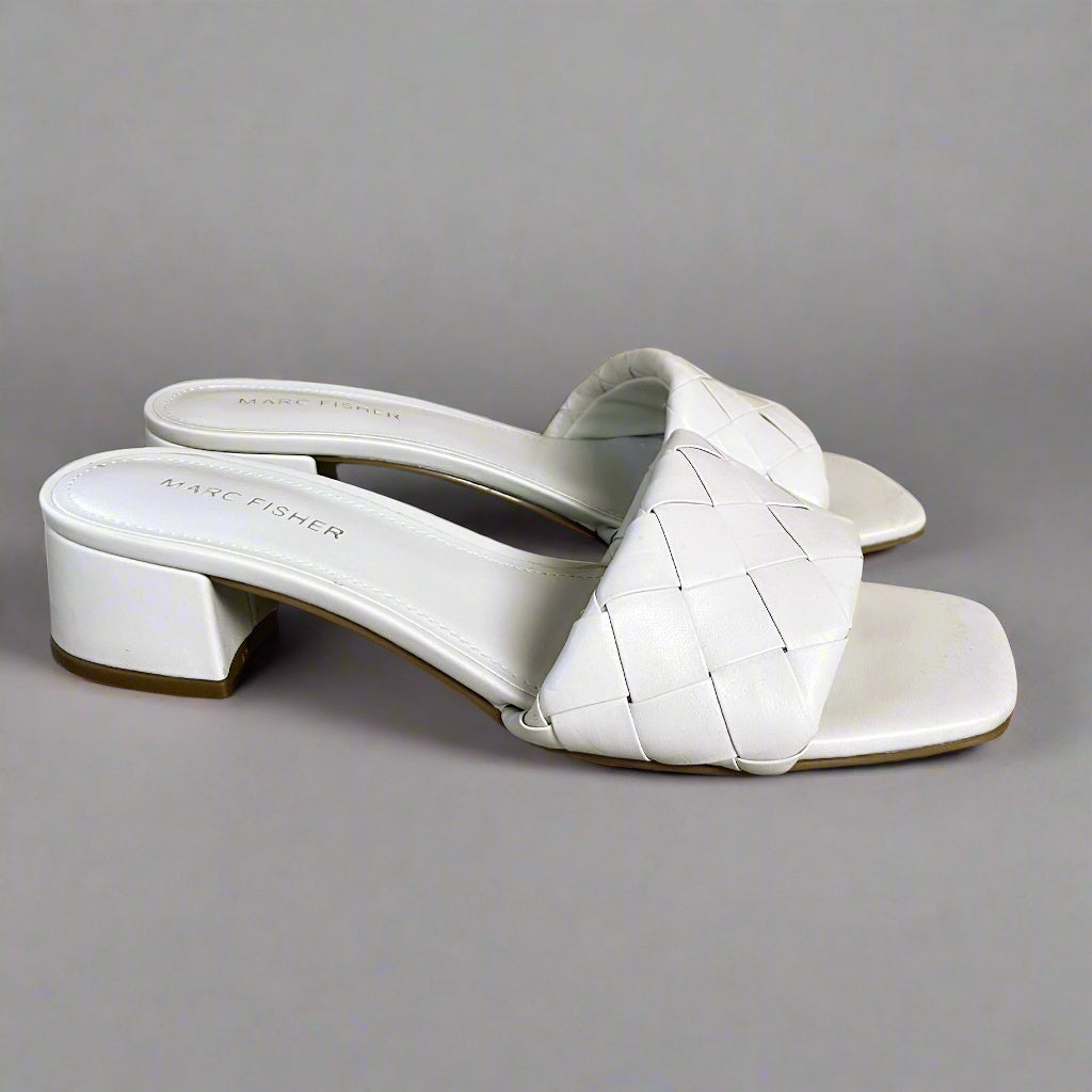 Marc Fisher bone Casper sandals, size 7