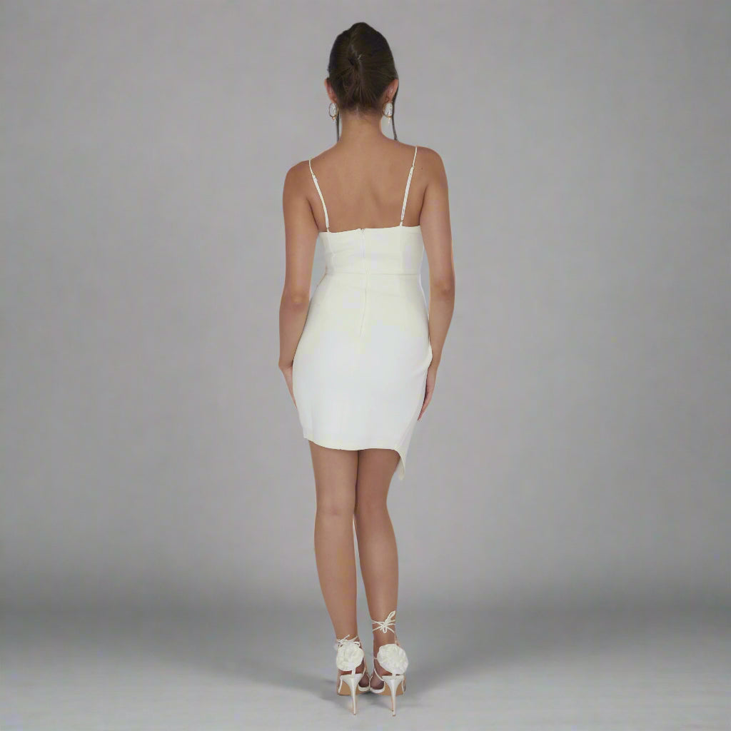 Selfie Leslie ivory dress, size L