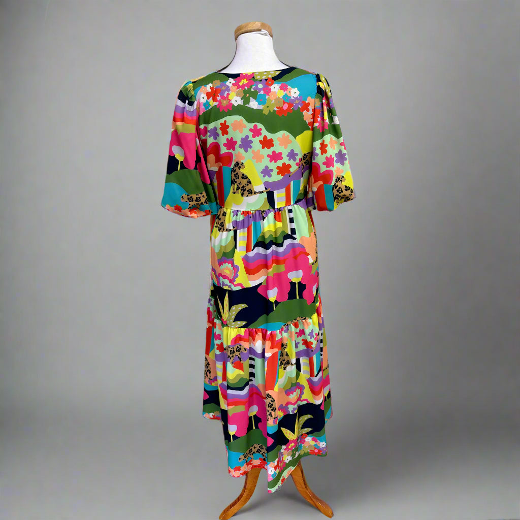 Crosby multi color Brawley dress, size S