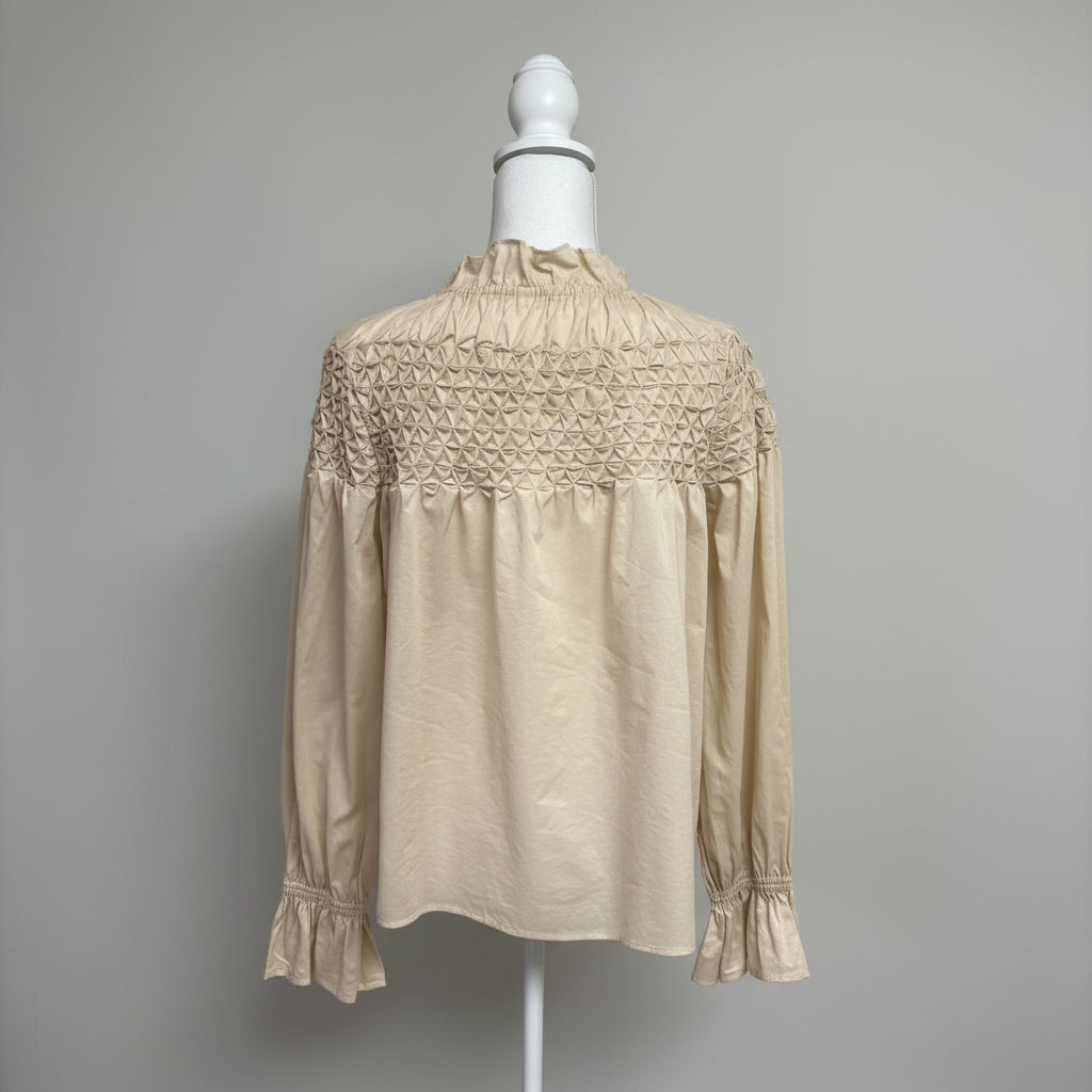 Merlette cream Majorelle blouse, size XS