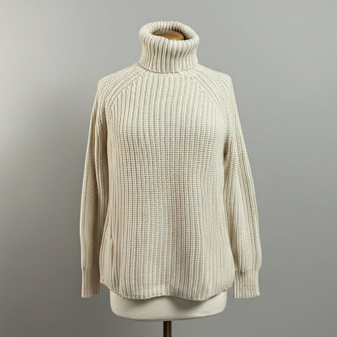 525 America cream turtleneck sweater, size XS