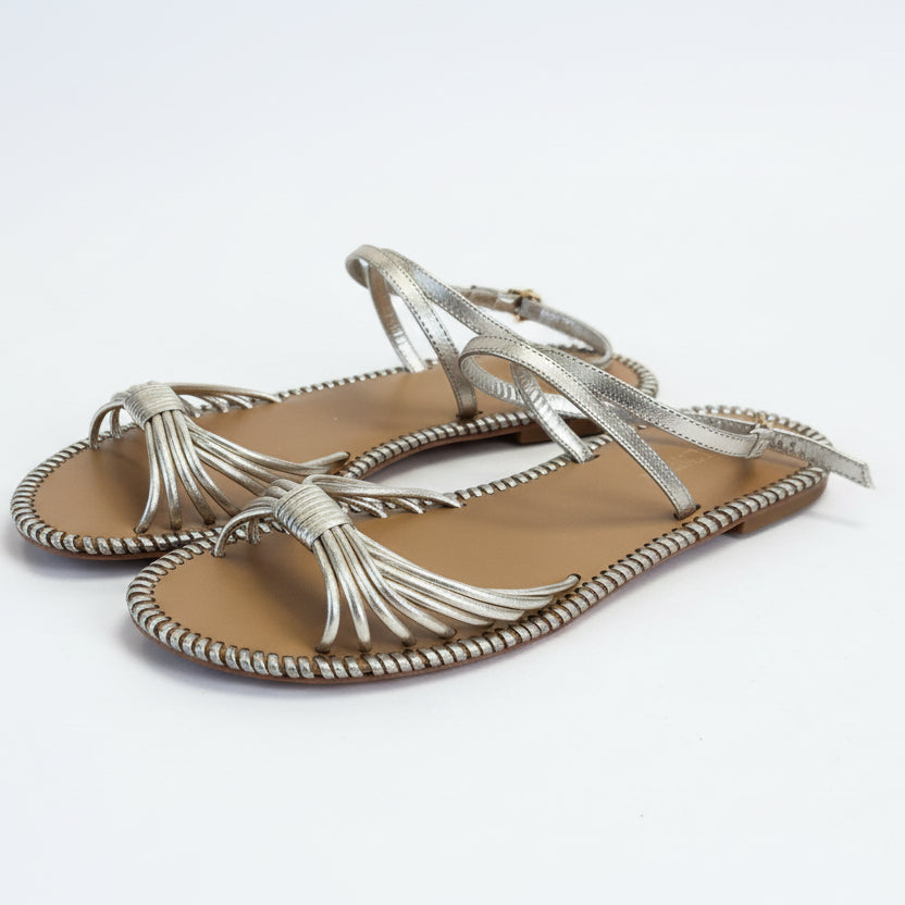 Schutz gold sandals, size 7