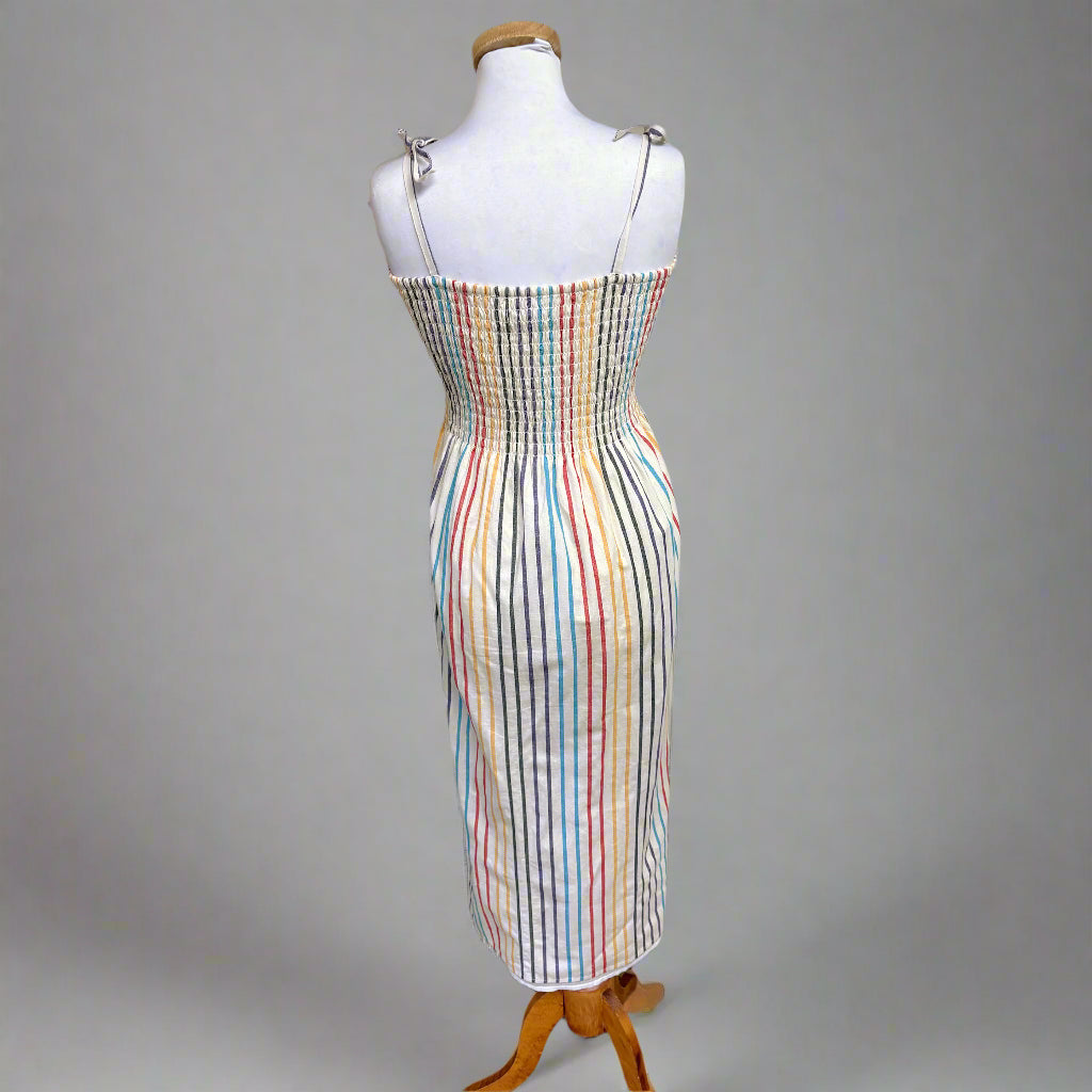 Emerson Fry multi-color stripe Santiago dress, size S