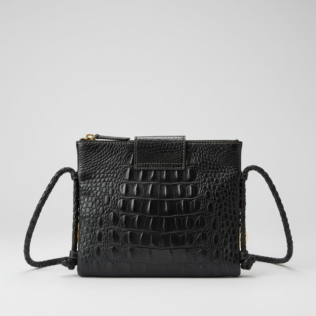 Brahmin black Melbourne Mojito crossbody bag