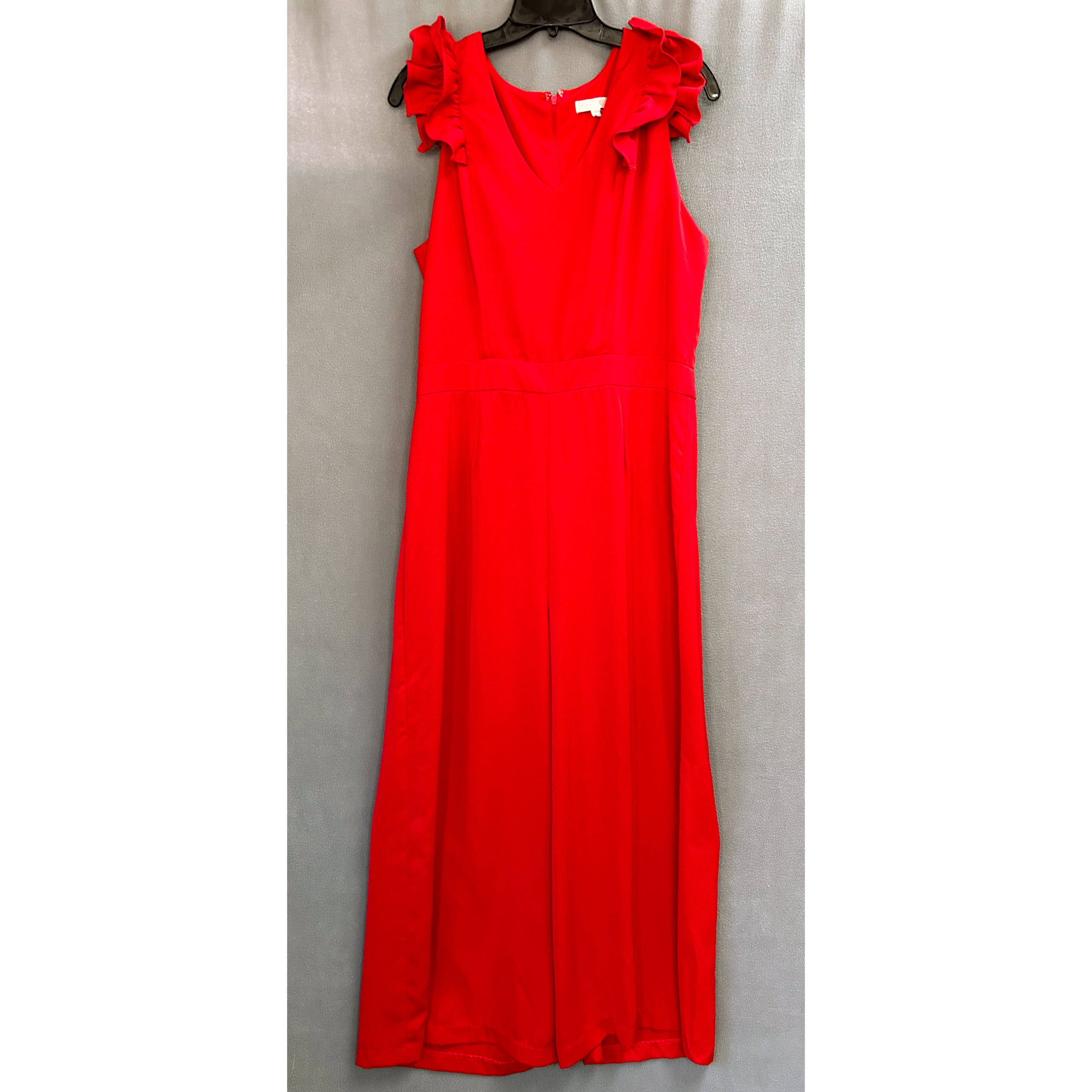 Gianni Bini red jumpsuit, size XL