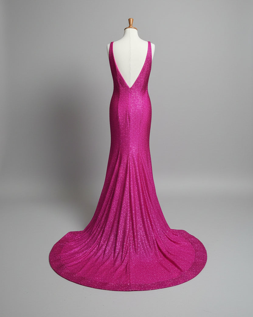 Sherri Hill hot pink dress, size 12