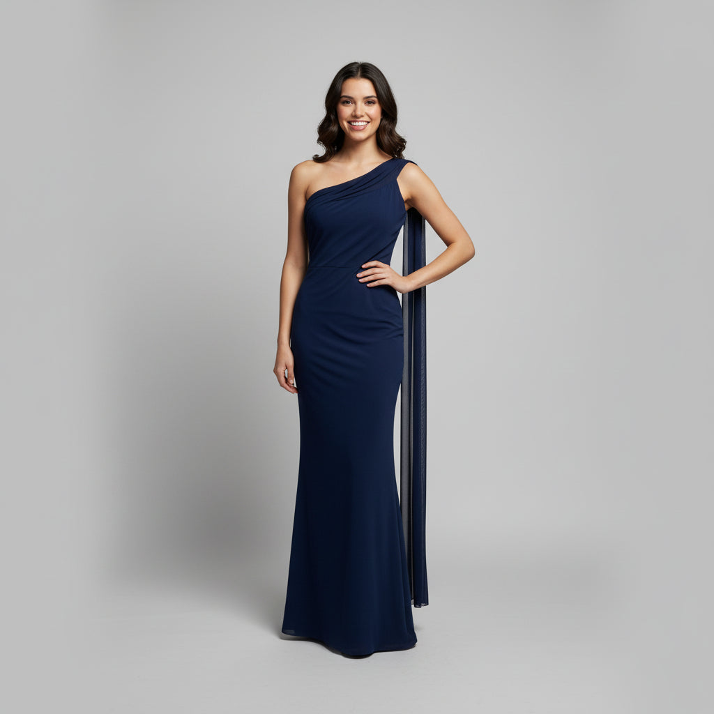 Lulu's navy gown, size S, NEW WITH TAGS!