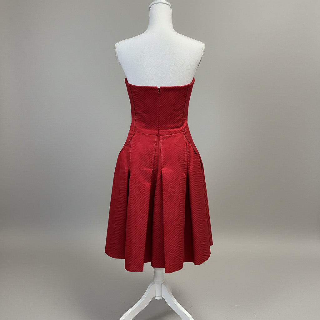 Carolina Herrera red dress, size 4/6