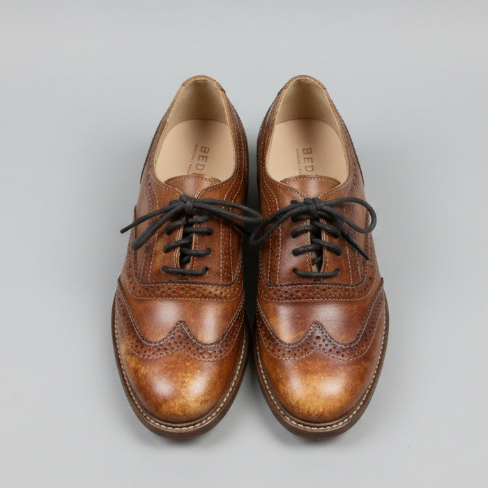 Bedstu brown leather wingtip Lita K II shoes, Size 7.5, BRAND NEW!