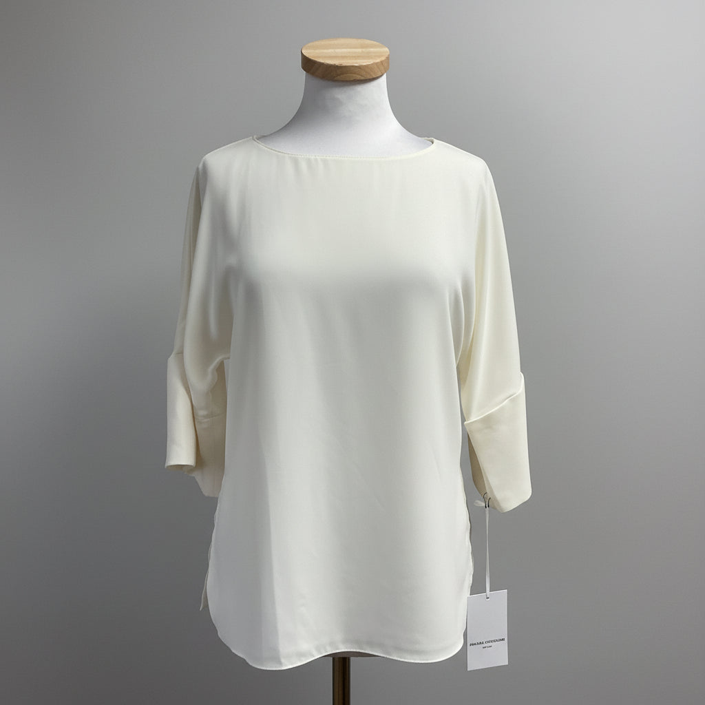Amanda Uprichard ivory blouse, size S, NEW WITH TAGS!