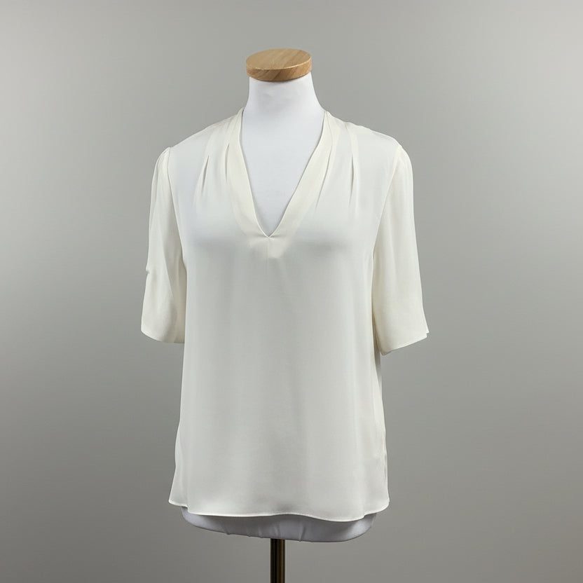 Joie ivory silk blouse, size M, NEW WITH TAGS!