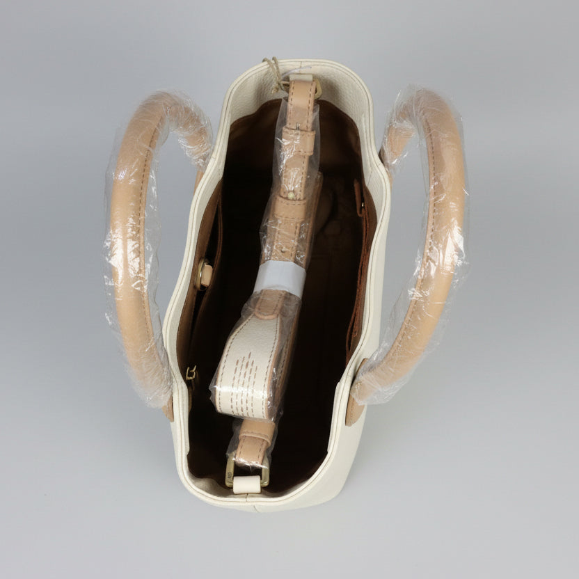 HOBO bone and tan Margot Satchel, NEW WITH TAGS!