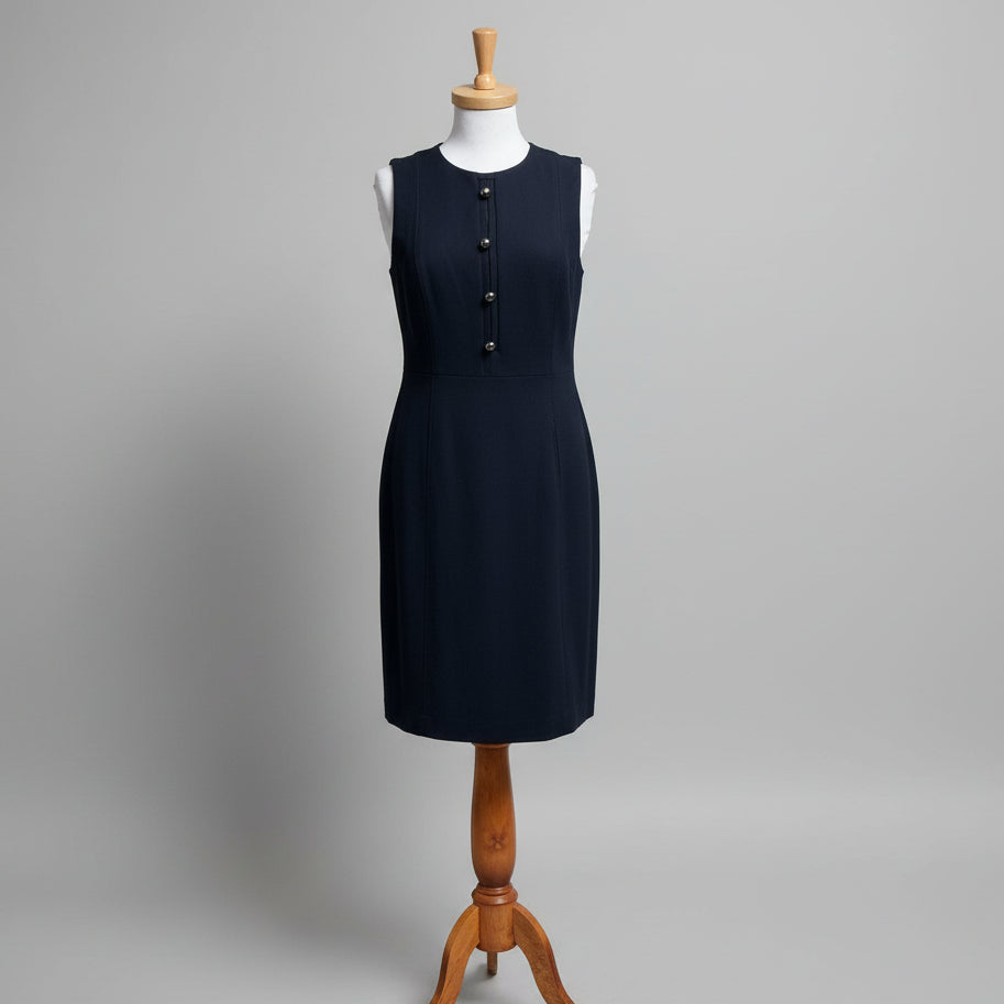 tahari dresses navy blue Buy Tahari Tahari by Arthur S Levine Women Velvet Lace Trim Short Sleeve Shift Dress, Navy Online