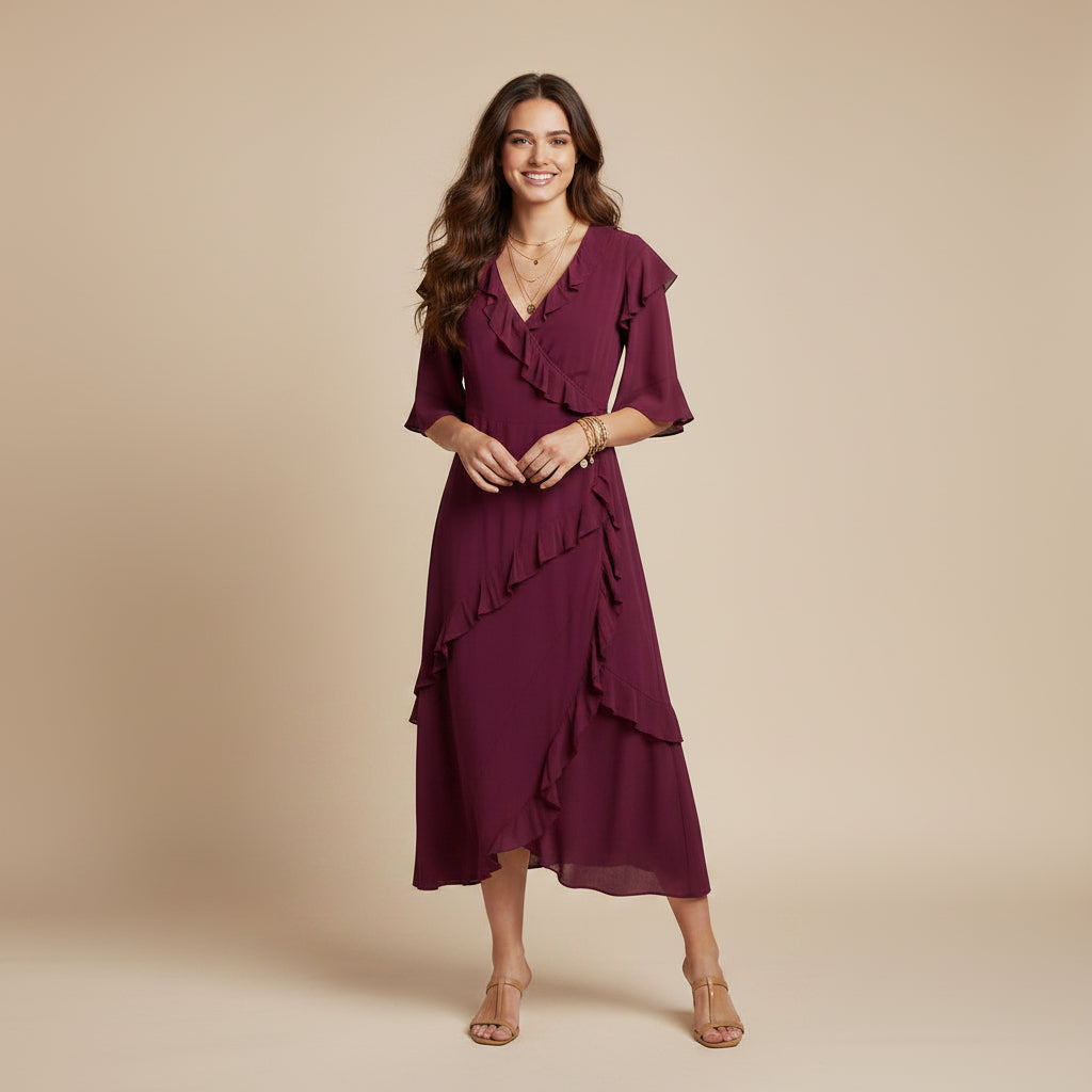 Joie plum silk dress, size 6, NEW WITH TAGS!