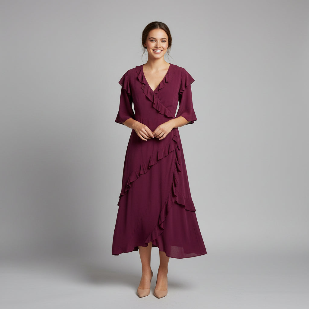 Joie plum silk maxi dress, size 6, NEW WITH TAGS!