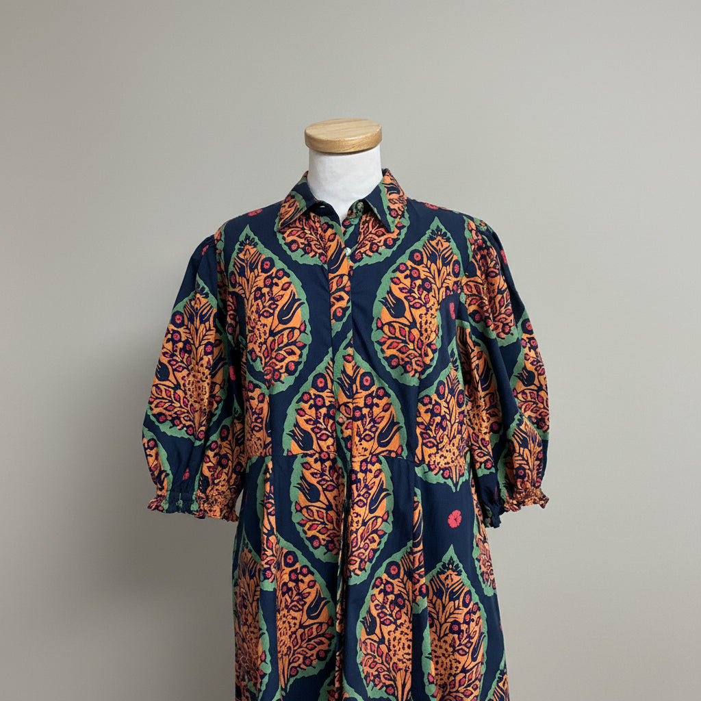 Livro navy floral Rosie dress, size M