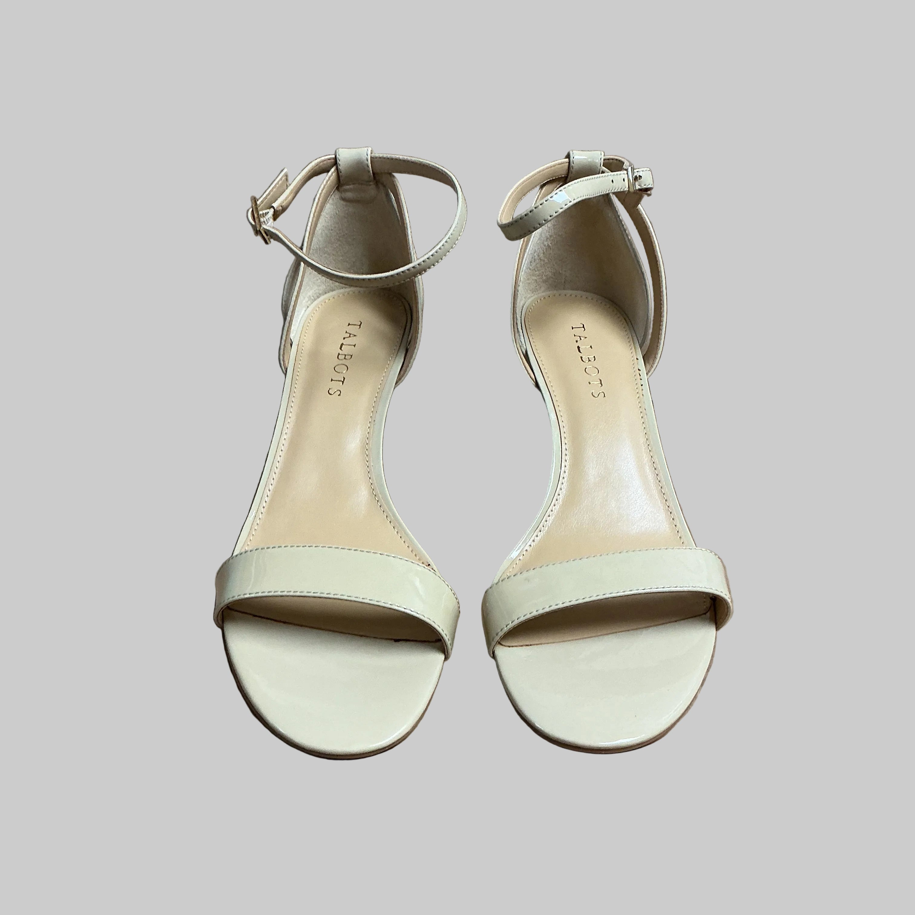 Talbots champagne patent shoes, size 9, NEW IN BOX!