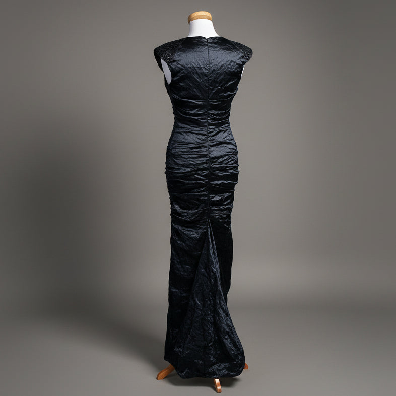 Nicole Miller navy metallic dress, size 10