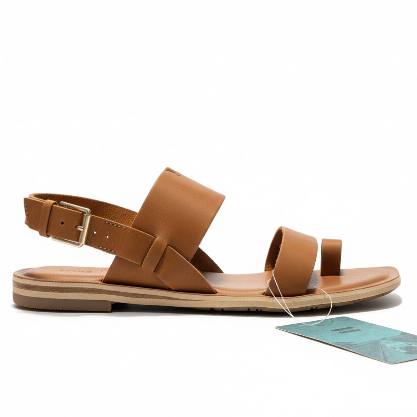 Tom’s brown Freya sandal, size 8, NEW IN BOX!