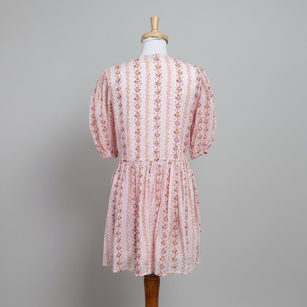 Livro pale pink floral dress, Size M