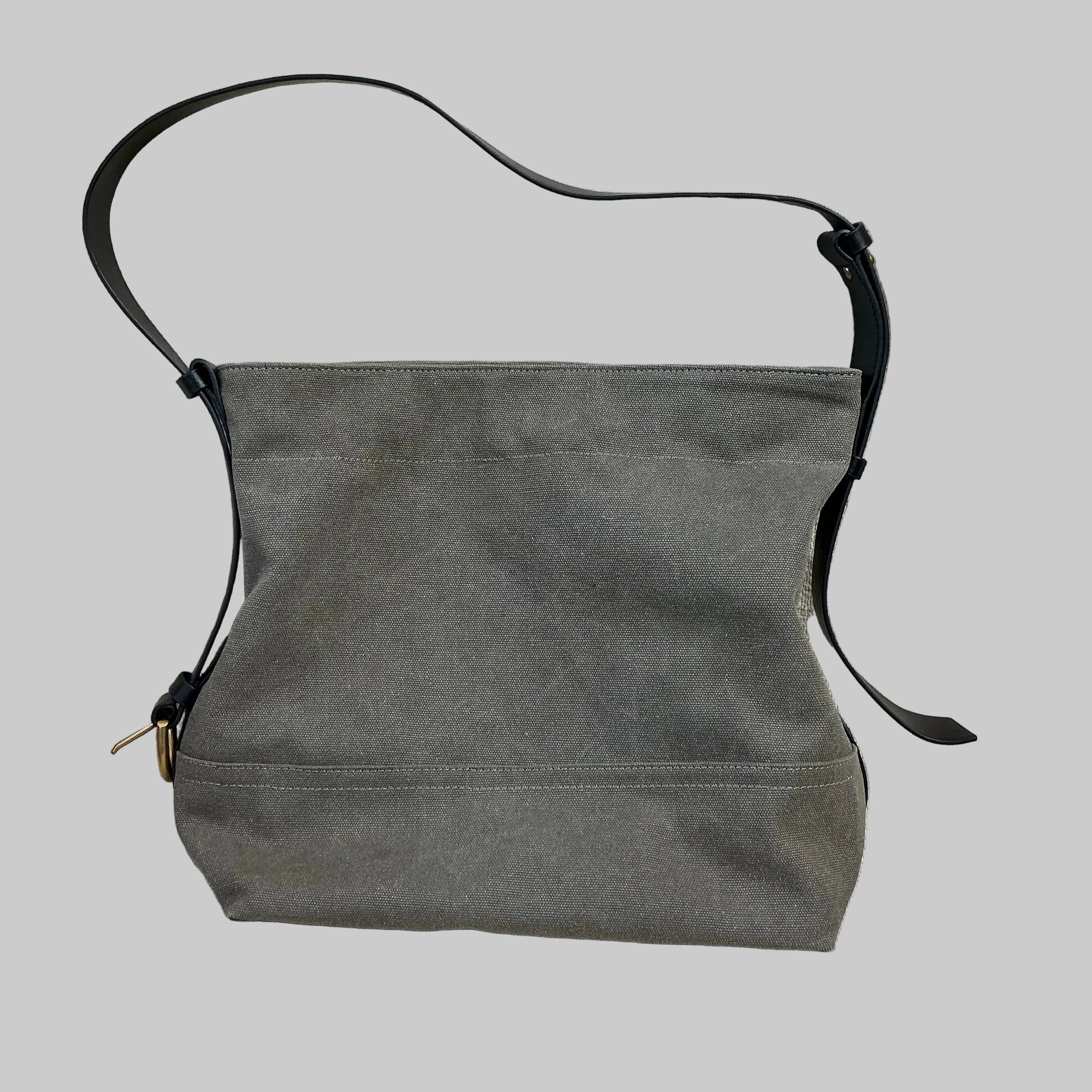 Rag and Bone brown canvas bag with leather trim, LIKE NEW!