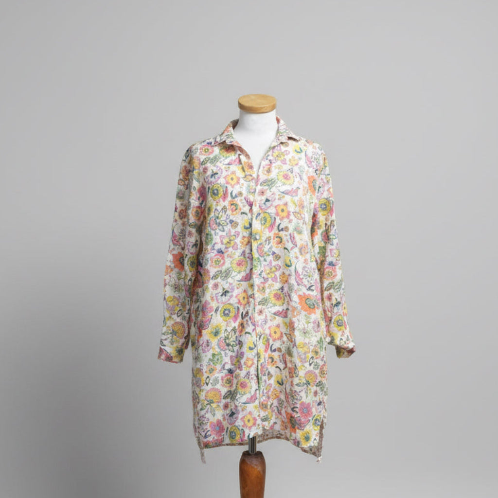 Frank & Eileen pastel floral Hunter dress, size XS