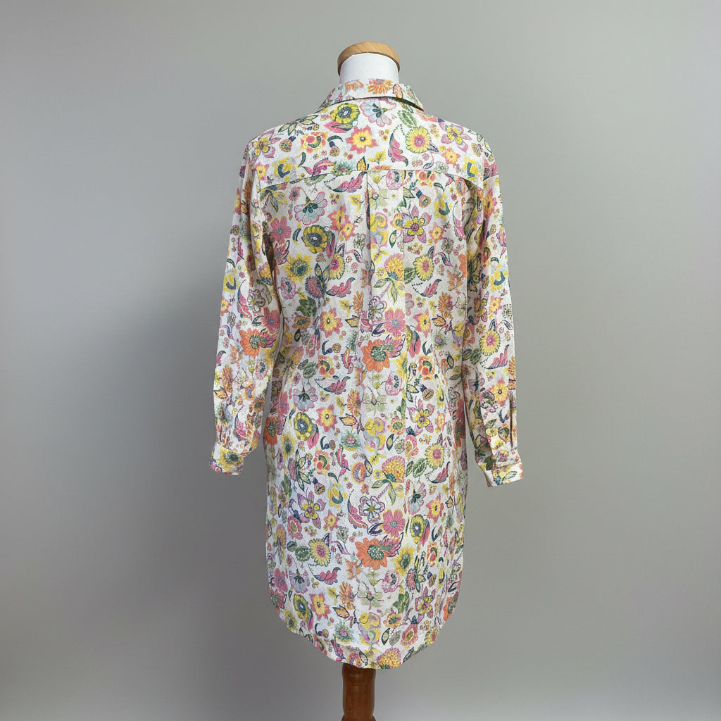 Frank & Eileen pastel floral Hunter dress, size XS