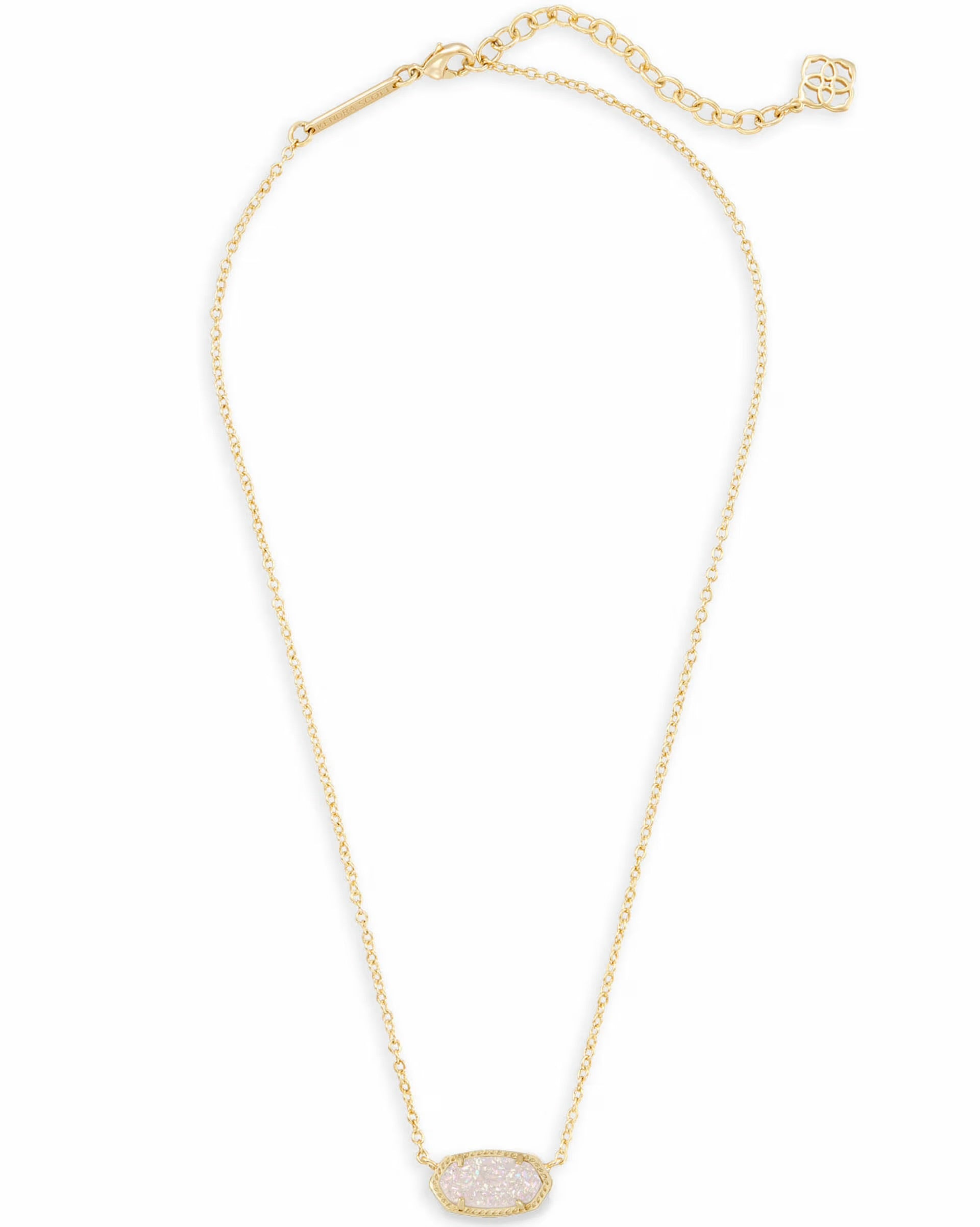 Kendra Scott Elisa white/gold necklace