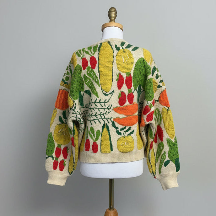 Maeve vegetable sweater, one size fits most