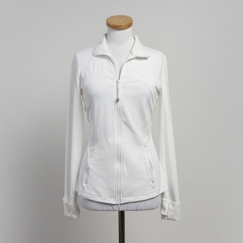 Lululemon white Zip-Up Define jacket, Size 10
