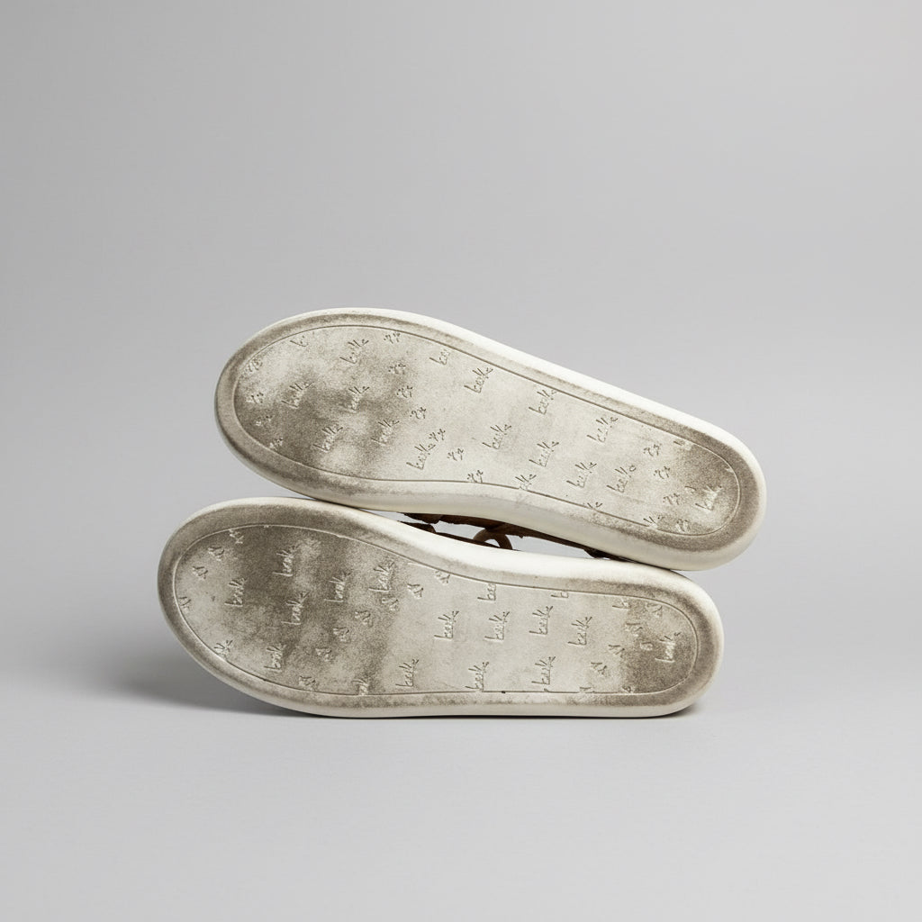 Beek tan strap sandal, size 8