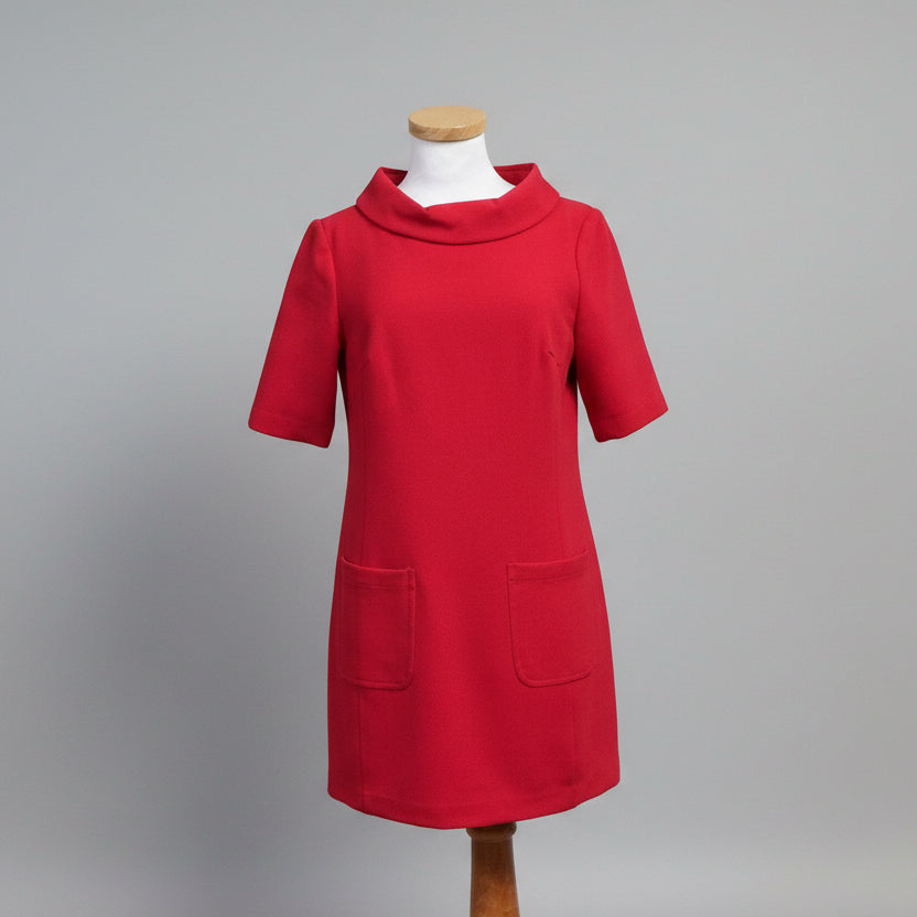 Trina Turk red Maleko dress, size 6