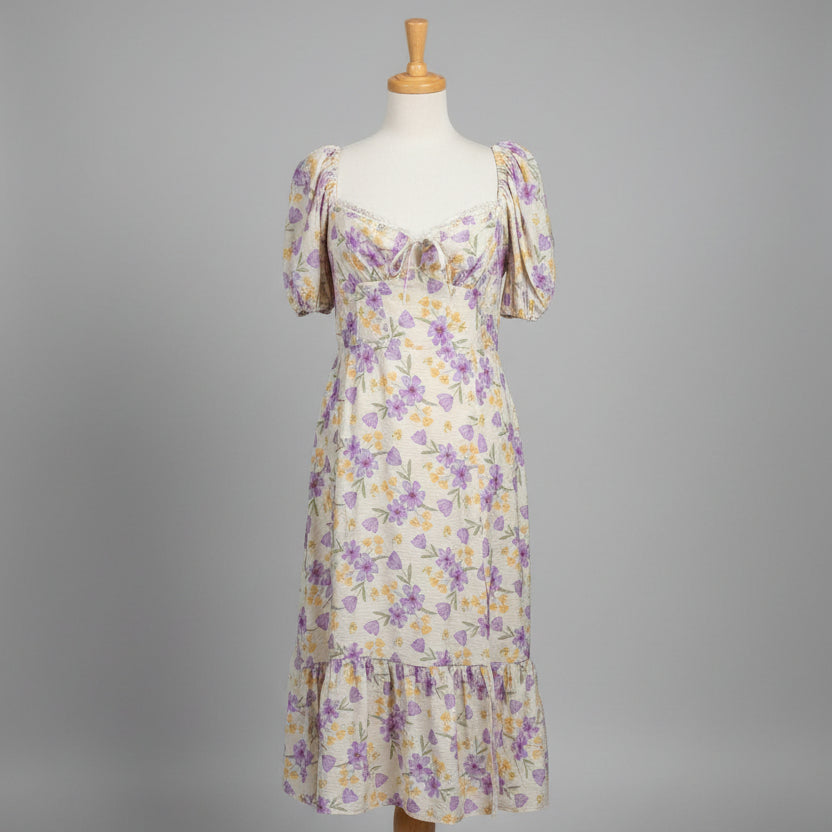 ASTR floral Milkmaid dress, size L