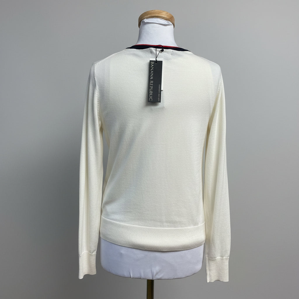 Banana Republic cream sweater set, size XS/S