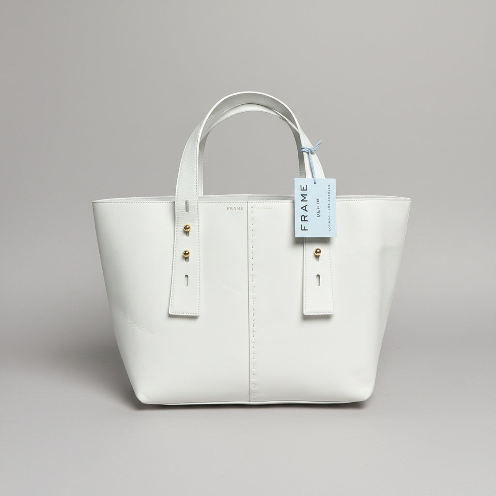 FRAME white leather medium Les Second bag, NEW WITH TAGS!
