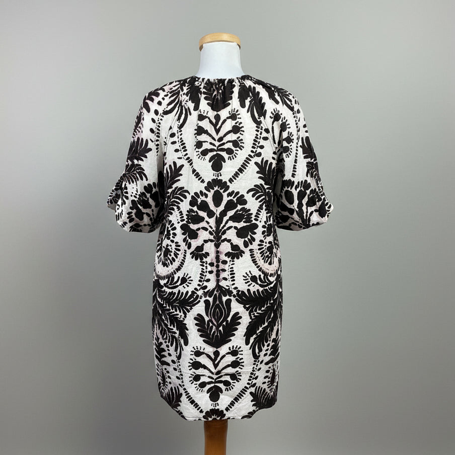 Marie Oliver eggplant and white Huxley dress, size XS, NEW WITH TAGS!