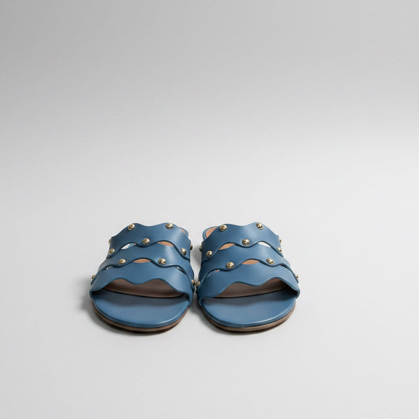 Aquitalia blue Torri sandal, size 8, NEW IN BOX!